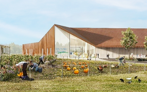 Construction du nouveau centre aquatique pour la CC Les Portes Briardes